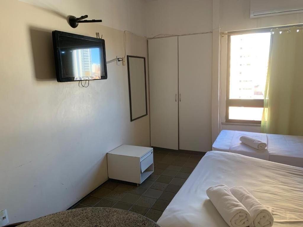 Apartament 205 Flat Mobiliado Com Vista Lateral Mar Na Praia De Iracema Fortaleza  Zewnętrze zdjęcie