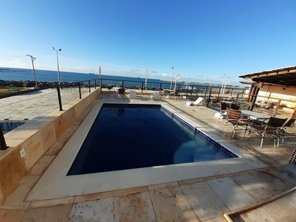 Apartament 205 Flat Mobiliado Com Vista Lateral Mar Na Praia De Iracema Fortaleza  Zewnętrze zdjęcie